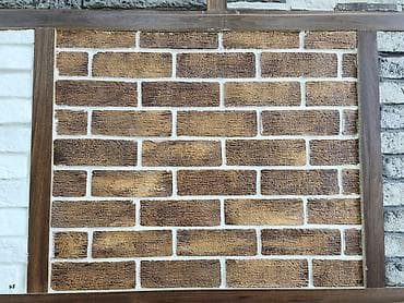 Dekorativ kərpic panel – daxili və fasad üçün - Material: yüngül