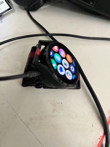 su filtiri: İşlənmiş, Smart saat, Samsung, Sensor ekran, rəng - Qara — 2