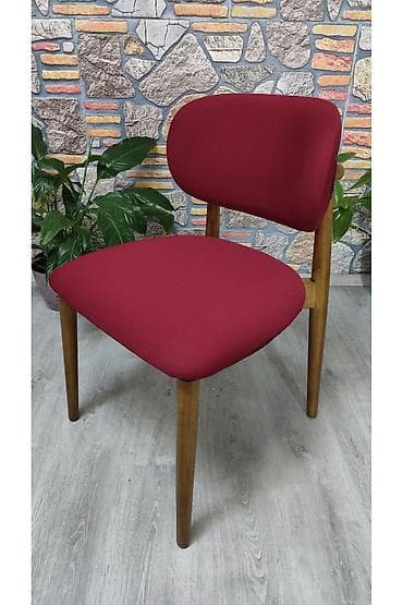 Mətbəx üçün, Qatlanmayan, rəng - Qırmızı Stul