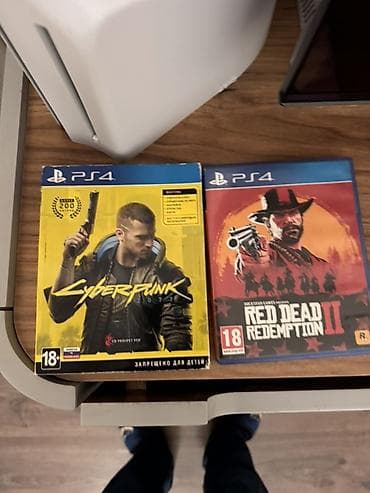 red dead redemption 2: PS4 oyun diskləri paketi - Cyberpunk 2077 (PS4, Blu‑ray) - Qutulu — 2