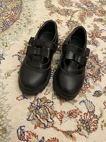 Цвет - Черный Туфли, Размер: 27, Для девочек