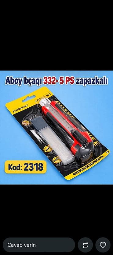 Aboy bıçağı 332 – 5 PS zapazkali (Kod: 2318) - Brend: JIANZHONG - — 1