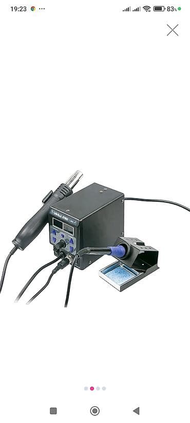 YIHUA 8786D 2-in-1 lehimləmə və isti hava stansiyası Xüsusiyyətlər: - — 2