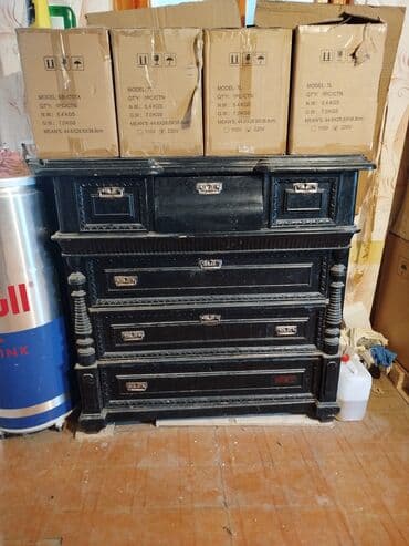 qedimi dolab: İşlənmiş, Kupe, 5 qapı Düz dolab, Qarderob, paltar dolabı, Almaniya — 1