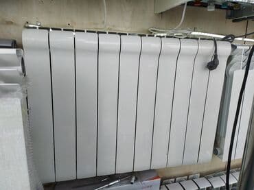 elektrikli qizdiricilar: Yeni Seksiyalı Radiator Alüminium, Zəmanətli, Kredit var — 1