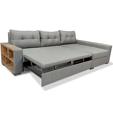 Künc divan – çoxfunksiyalı, açılan mexanizmlə - Forma: L-şəkilli künc — 4