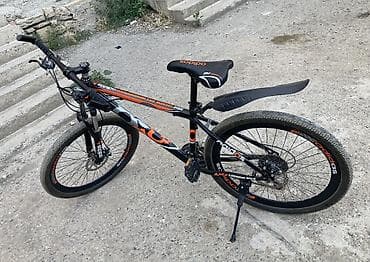 velosiped 26 saft: Dağ velosipedi – 26” təkərlər, disk əyləclər, amortizatorlu ön çəngəl — 2