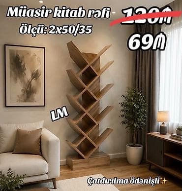 divarda kitab refi: Müasir kitab rəfi - Dizayn: Şaquli, “V” formalı bölmələr ilə — 1