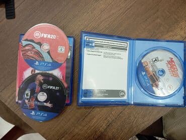 Ps 4 oyun diskleri.NFS payback,Fifa-20-21.3 oyun diski bir yerde