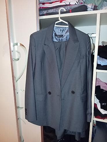 kişi koftası: Kostyum, Demisezon, rəng - Boz — 1