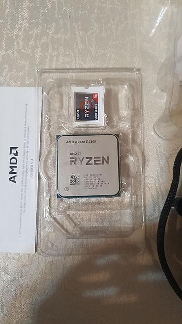 Prosessorlar: Prosessor AMD Ryzen 5 3600, 3-4 GHz, 6 nüvə, İşlənmiş — 3