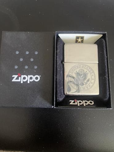 qelyan icare: Məhsul: Zippo çaxmaqdaşlı benzinli alışqan – United States Army — 3