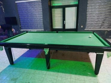 yoga mat baku: Bilyard/Pool masası - Klassik yaşıl örtüklü bilyard masası - 6 cib — 4