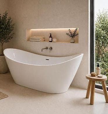 hamam ucun vannalar: Yeni Vanna, Akril, Pulsuz çatdırılma — 9