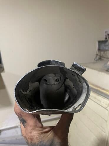 yeşqa mersedes: Motosiklet səsboğucu ucu (egzoz başlığı) - Material: metal, xrom — 2