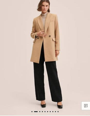 Palto, Mango, S, rəng - Bej