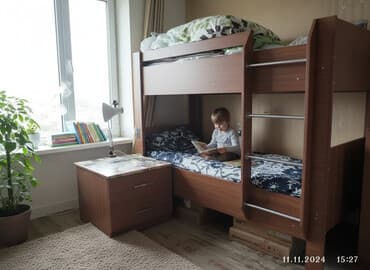 Oğlan və qız üçün, İşlənmiş, Çarpayı, Matrassız, Siyirməsiz, DSP