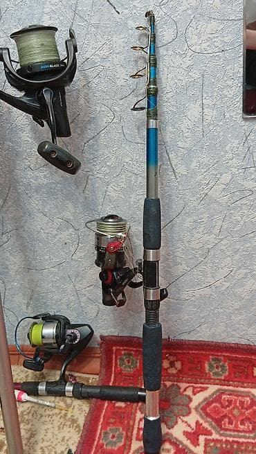 jmıx nədir: Balıqçılıq dəstləri və aksesuarları - 3 ədəd teleskopik qarmaq — 2