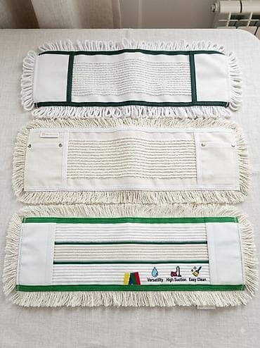 švabra: Professional mop başlıqları – iplikli zolaqlı mop ucları (universal — 1