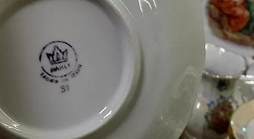serv agaci: Çay dəsti, Farfor, 12 nəfərlik, Almaniya — 4