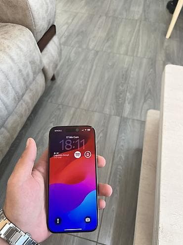 IPhone 15 Pro, 128 GB, Natural Titanium, Simsiz şarj