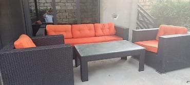 servant mebel: Açıq hava üçün dəst: rattan bağ/terrasa mebel komplekti. Tərkibi: - — 1