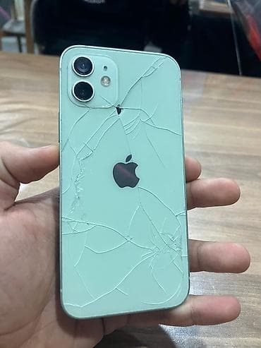 iphone 6 ekranı: IPhone 12, 128 GB, Yaşıl, Qırıq — 1