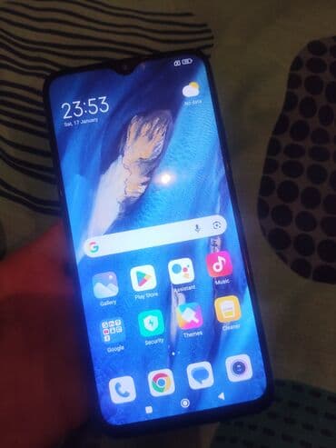 xiaomi redmi note 6: Redmi 9T, 128 GB, rəng - Mavi, İki sim kartlı — 1