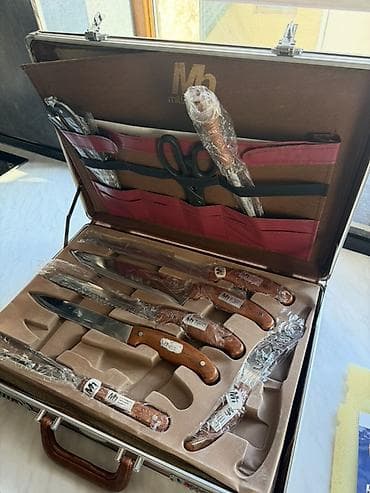 Столовые приборы: Millerhaus MH-9200 25 Parçalı Bıçaq Dəsti – mərmər dəstəkli, alüminium — 1