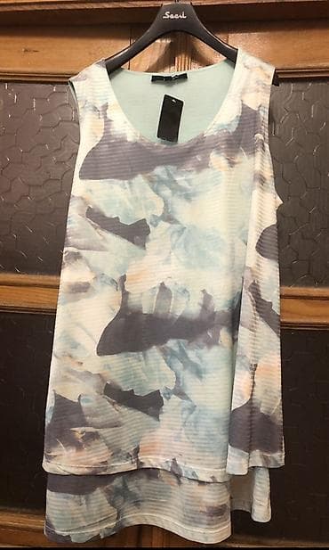 tunikler: Qadın üçün geyim koftalar biri 5 m razmer S,M,L 1) T‑şört: Açıq — 4