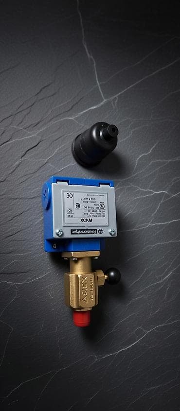 Sənaye tipli təzyiq açarı (pressure switch) + təhlükəsizlik klapanı -