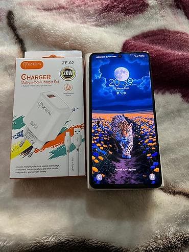 samsung galaxy not 10 plus: Samsung Galaxy A71 5G, 128 GB, rəng - Qara, Barmaq izi, Face ID — 2