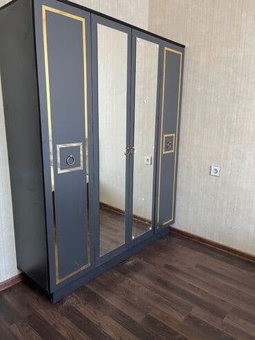 шкаф угловой в спальню: Yeni, Açılan, 4 qapılı Düz dolab, Qarderob, paltar dolabı, Azərbaycan — 1