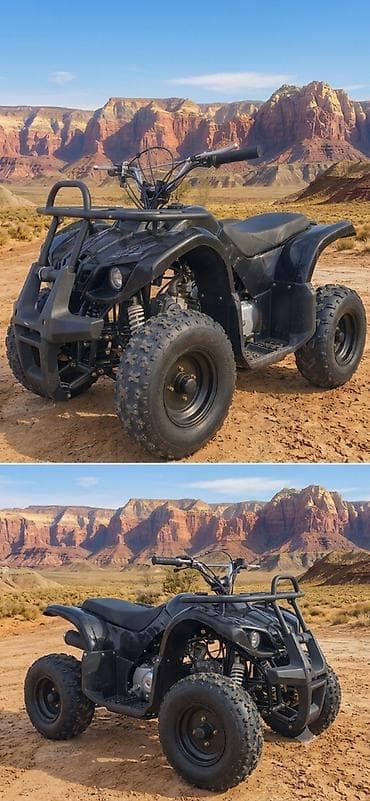 mini karavan: Uşaq/yeniyetmə üçün benzinli ATV kvadrosikl – off-road macəraları üçün — 2