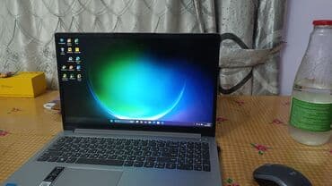 купить ноутбук бу: Lenovo noutbuk - Model: Lenovo (IdeaPad seriyası, gri korpus, sol alt — 1