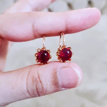 Sırğa, Sarı qızıl, 583 Əyar, 462 g