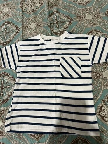 детские футболки в полоску: Футболка, Унисекс, 4 - 5 лет, Zara Kids — 1