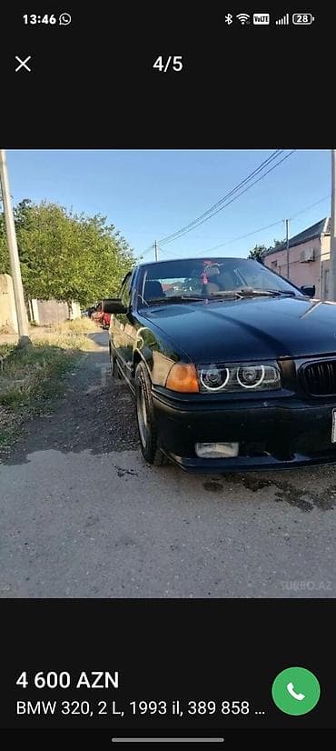 bmw 320: BMW 320: 2 l | 1993 il Sedan — 4