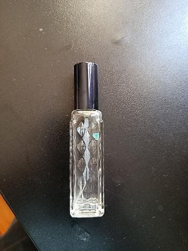 efir ws: Şüşə ətir flakonu – mini ölçü, roll-on tipli - Material: şəffaf şüşə — 2