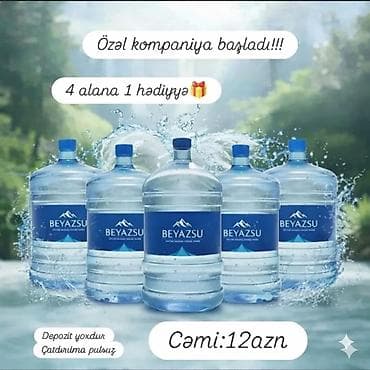 su: BEYAZSU – Təbii mineral içməli su, iri həcmli bidonlarda. • Xüsusi — 3