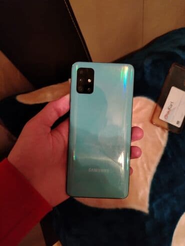 samsung tab 10 qiymeti: Samsung Galaxy A51, 128 GB, rəng - Göy, Barmaq izi, İki sim kartlı, Face ID — 2