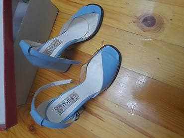 Женская обувь: Merlin Shoes qadın sandaleti - Rəng: açıq mavi (baby blue) - Model — 7