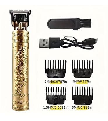 USB-doldurulan saç-saxlayıcı/treimmer seti - Metal gövdəli, qızılı lalafo.az -da USB-doldurulan saç-saxlayıcı/treimmer seti - Metal gövdəli, qızılı