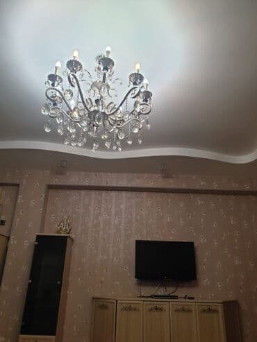 yataq ortukleri: Çılçıraq, 10 və daha çox lampa, Xrustal — 2