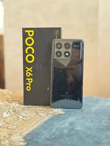 Poco X6 Pro 5G, 512 GB, rəng - Qara, Barmaq izi