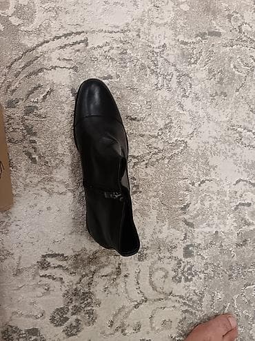 batinka: Məhsul: Qara kişi ayaqqabısı/çəkmə - Model: Klassik yarımçəkmə, yan — 3