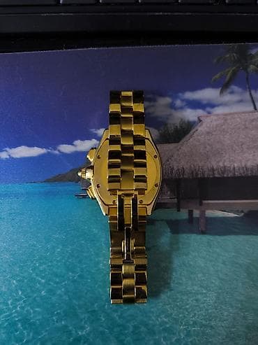 qızıl saat kişi: Qol saatı, Cartier, rəng - Qızılı — 2