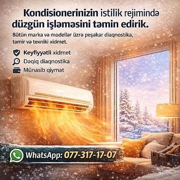 evakuator ucuz: Xidmət: Hər növ kondisionerlərin təmiri və texniki xidməti Təsvir: - — 2