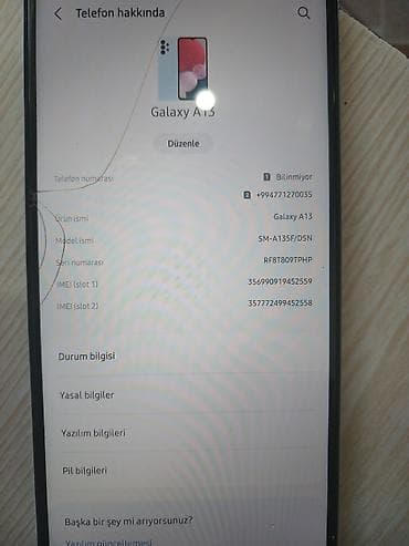 Samsung Galaxy A13, 64 GB, rəng - Mavi, İki sim kartlı — 1