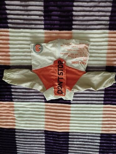 sevgililer ucun dest geyimler: Uşaq geyimləri dəsti - Krem rəngli uzunqol bodi: ön hissədə şirin — 4